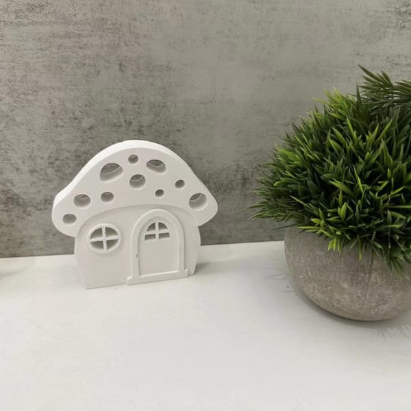 Sopphus Lysestake Silikonform 3D Hus Lagingsmateriale Gips