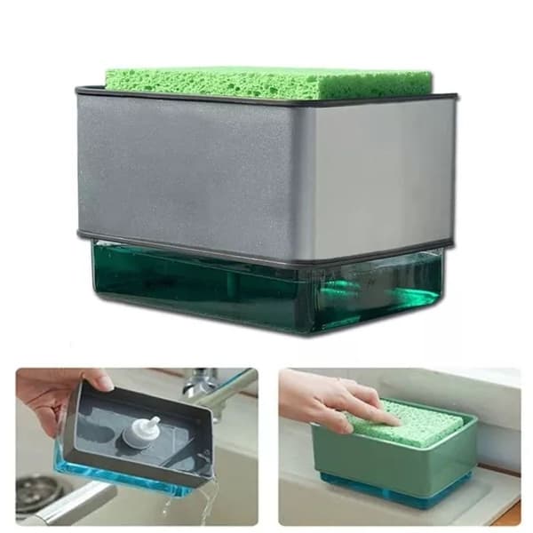 Diskmedelsdispenser ABS PS 300ML trycktyp KLB