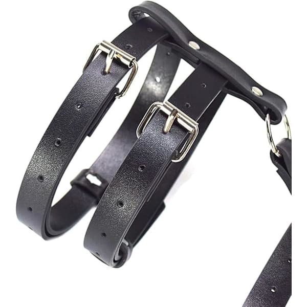 Dam Caged Leg Harness, Justerbar midje- och benrem i Harajuku-stil