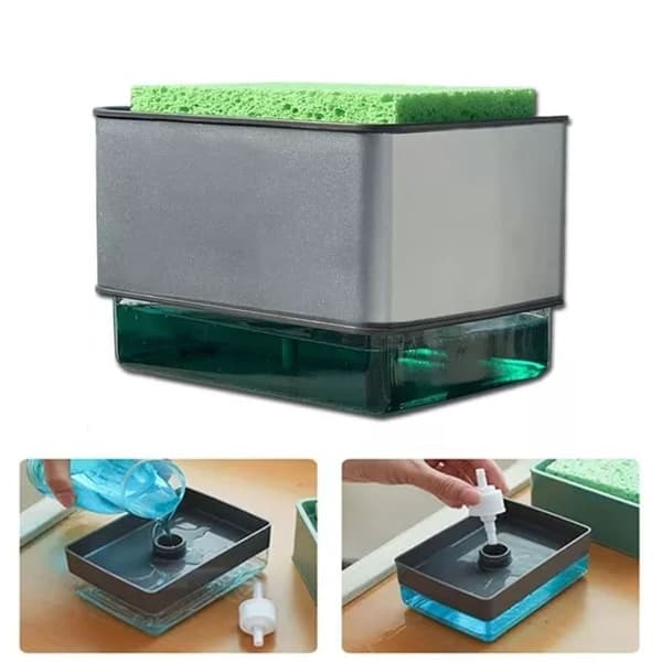 Diskmedelsdispenser ABS PS 300ML trycktyp KLB