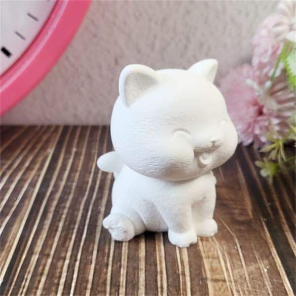 3D Katte Lysform Dyre Silikoneforme Ornamentforme Gipsforme