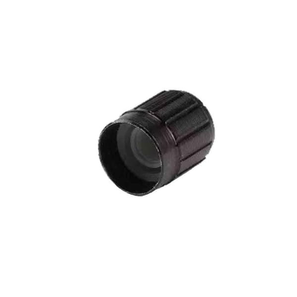 50 st 6 mm potentiometerkontrollratt volymdiameter rullaxel (svart) -