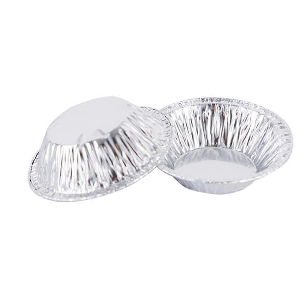 Pakke med 100 æggetærteforme Engangsbageforme til kager Non-stick muffin buddingform Tilbehør til køkken bageri
