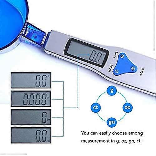 Digital Food Scale, Electronic Kitchen Measuring Weighing Spoon with LCD Display 500g/0.1g
