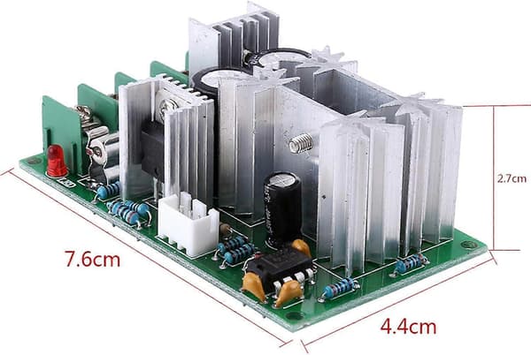 20A DC10-60V PWM-controller, DC-motorhastighedsregulator, højeffektdrivermodul strømregulator