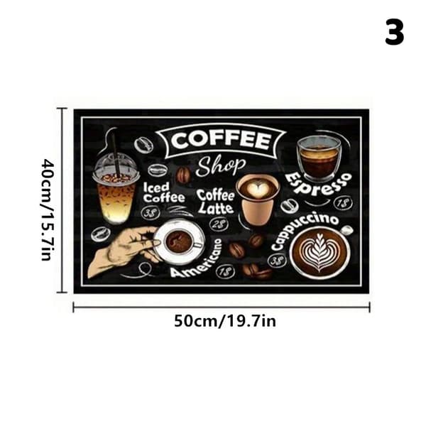 Oppvaskmatte, absorberende kaffemaskinmatte for restaurantkjøkken 3