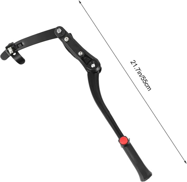 Justerbar sidestøtte i robust aluminiumslegering til mountainbikes og racercykler i ujævnt terræn