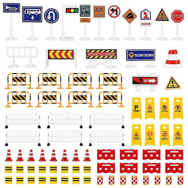 1 sæt trafikskilte til børn (FMY)