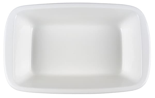 Porslins Form Rektangulär - 4 Pack Vit 4000