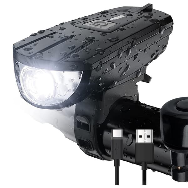 High-Intensity Bicycle Lights Front and Rear