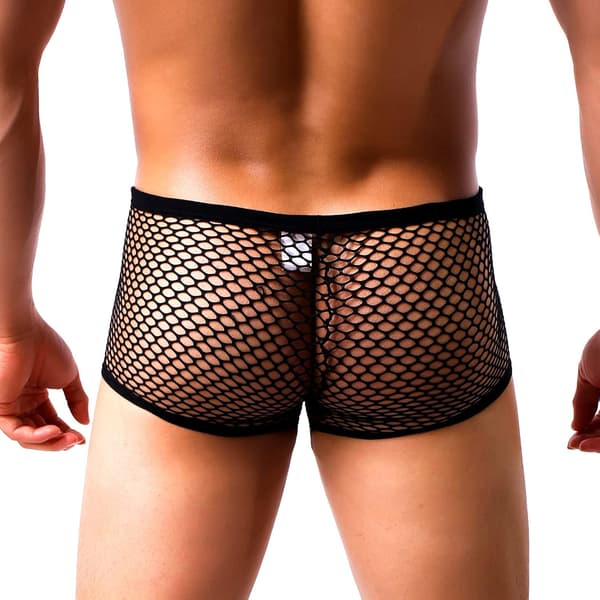 Gjennomsiktig Mesh Boxershorts for Menn