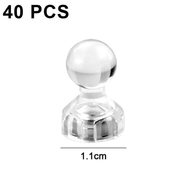 Pushpin Magnets, Practical Refrigerator Magnets, Perfect for Transparent