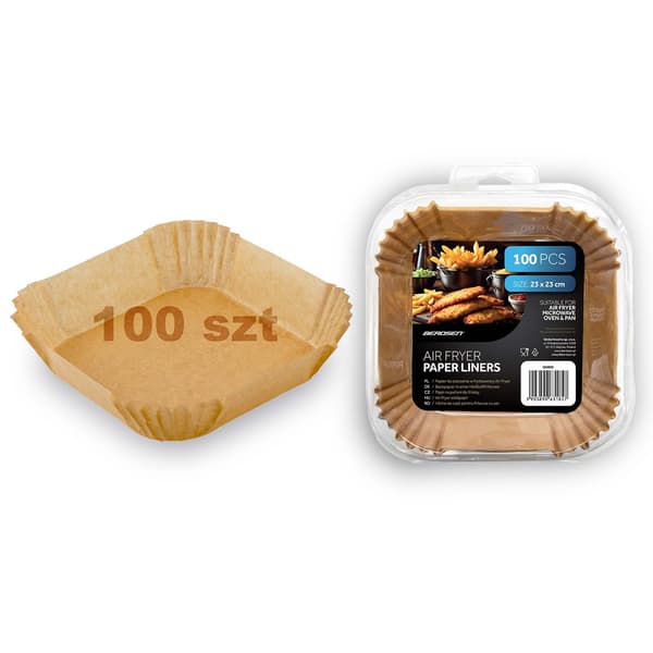 Bagepapir til airfryer, 23 cm, 100-pak 440