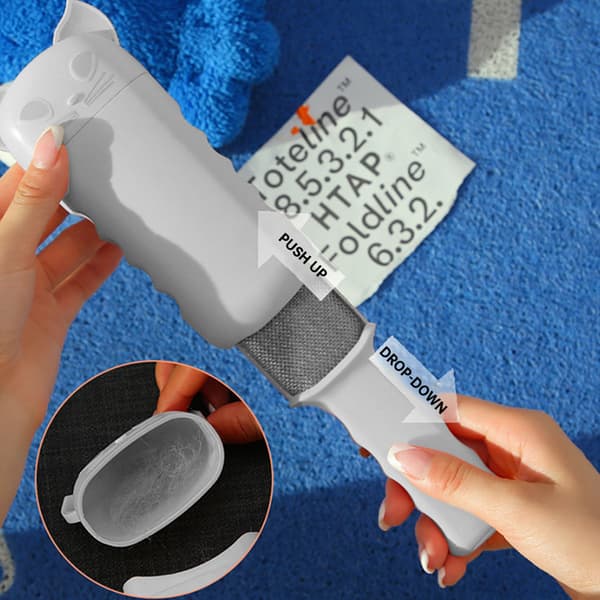 Double-sided Pet Hair Remover Brush for Versatile Electrostatic Clothes Brush Small Small