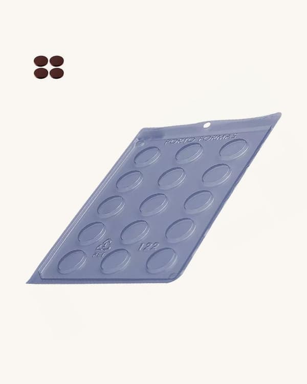 Rund Pralineform, Cirkel - Chokoladeform - Porto Formas 122