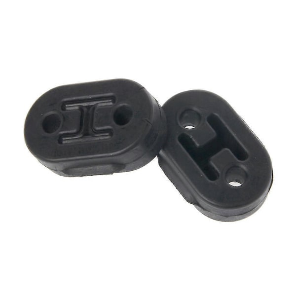 2x Heavy Duty Exhaust Hanger Bushing Support 2 Hole Bracket Rubber Mount