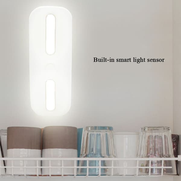 2-pakning LED-nattlampe med bevegelsessensor for KLB