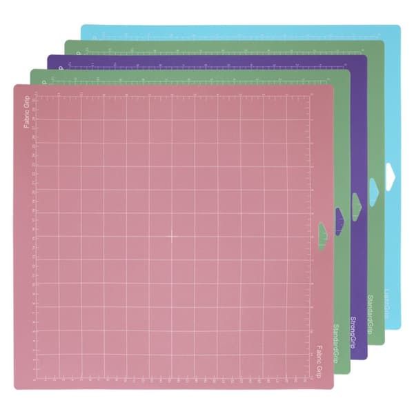 5-pak skæremåtter til Maker 3/Maker/Explore 3/Air 2/Air/One (12x12 tommer) Quiltede Cricket-måtter