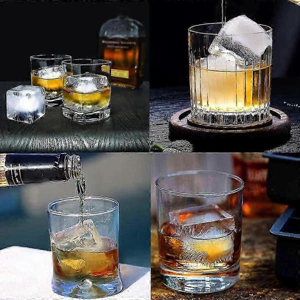 Easy Release Ice Cube Tray for Whiskey SZRH