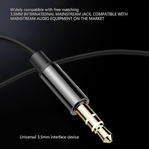3,5 mm In-Ear Enkel Hodetelefon Mono-kanal Funksjonell Ørepropp Stereo Headset [DB]
