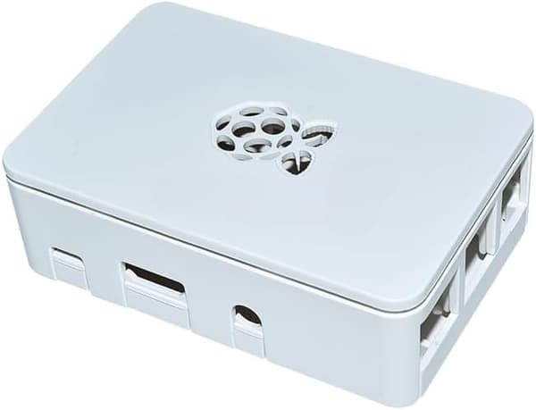 Vitt Raspberry 3 skal universalfodral -