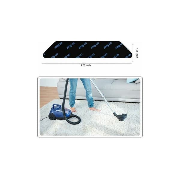 Black Non-Slip Floor Mat with Fixed Fixing, Grip Plug 180302mm8pcs LYLM