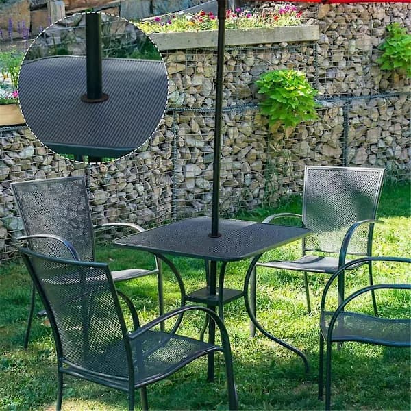 2 stk Paraplybordringhull, Silikon Paraplykjegle Kilplugg Hylse Terrasseadapter Paraplybordhullinnsats