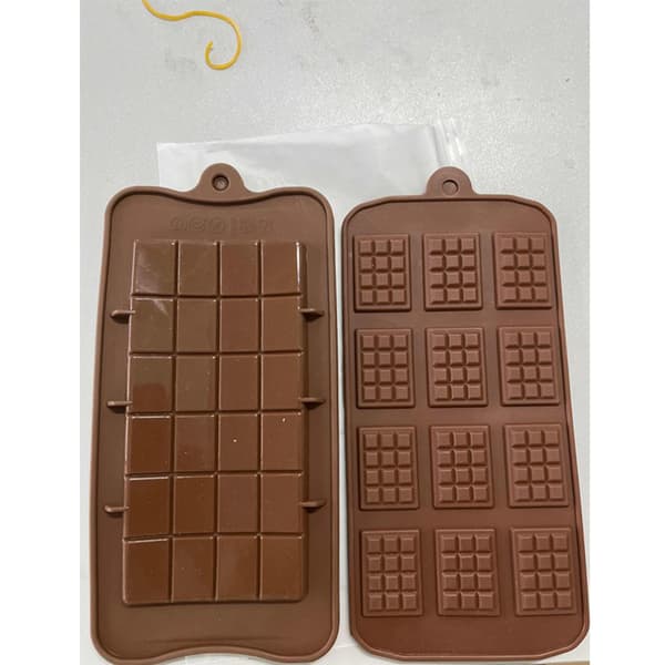 Genanvendelige Chokoladeforme i Silikone, Holdbare Non-Stick Forme til Chokolade, Slik og Mere - Sæt med 4