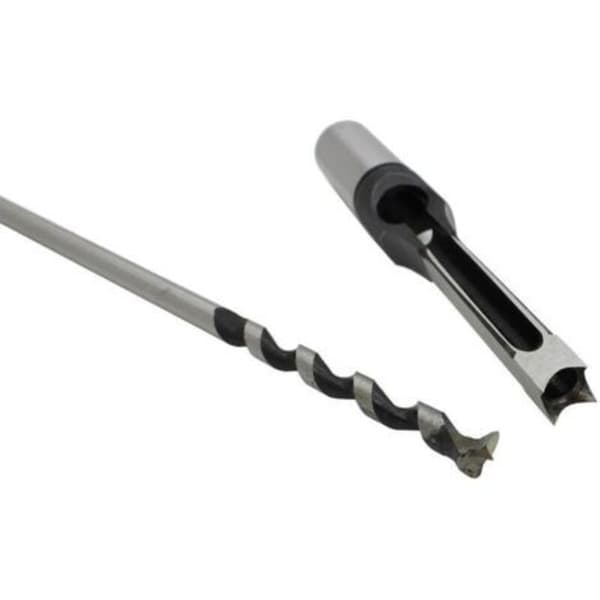 4-piece Chisel Set Square Drill Bit Gouge Woodworking Tool Set (1/4 - 1/2 - 5/16 - 3/8 inch)