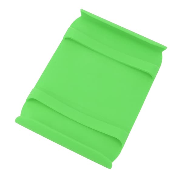 Heat-Resistant Silicone Mat with Handle, Anti-Scald, Non-Slip, Cookware Replacement, Green