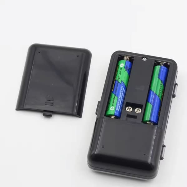 Digital Pocket Scale 0.01g to 200g with LCD Backlight Tare Function and Protective Cover for Travel Silver Black multifärg