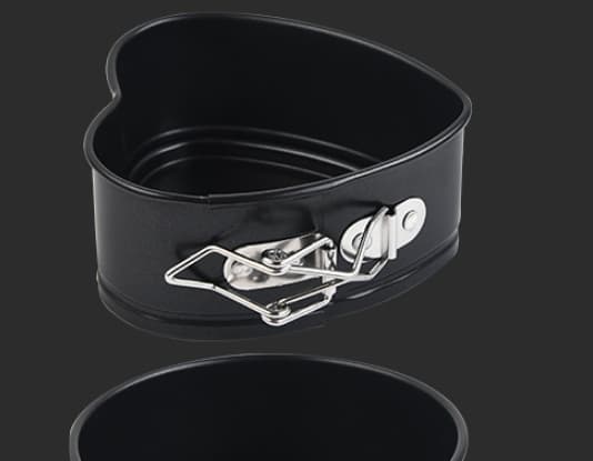 Non-stick hjärtformad form 11 cm