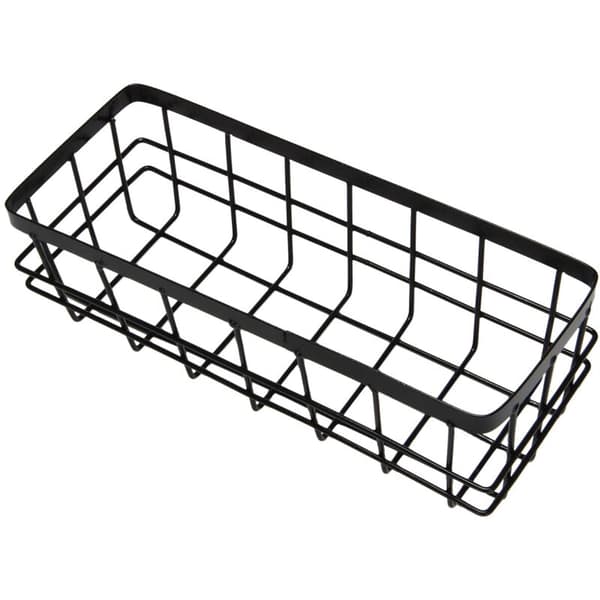 Wrought Iron Storage Frame Cosmetic Storage Box Storage Basket Office Room Wall Hanging Rack