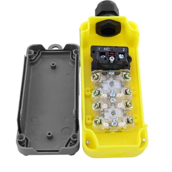 Electric Crane Remote Control Push Button Emergency Stop Switch Rainproof UP Down Hoist Switch Wear