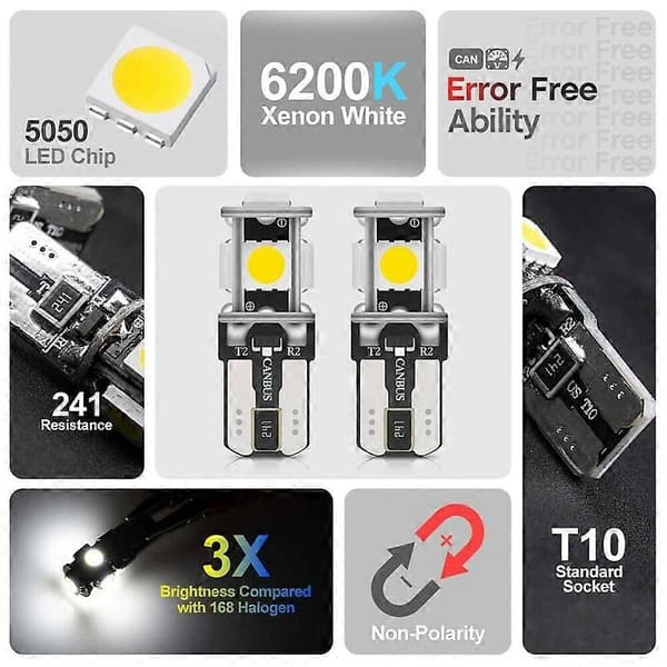 7-pack White LED Interior Light Tail Light Kit for BRZ for Toyota GR86 High Quality 5050 SMD LED 6000K Cool White Car Lighting