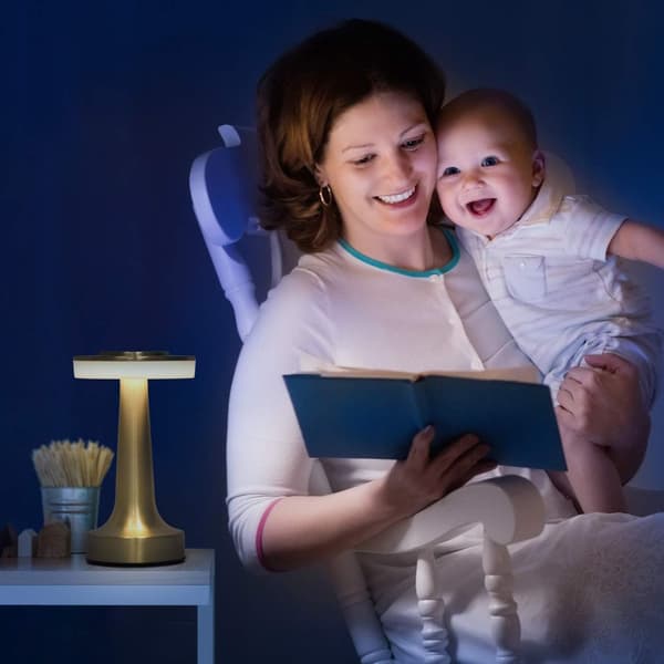 Portable LED Table Lamp with Touch Sensor, 3-Level Brightness