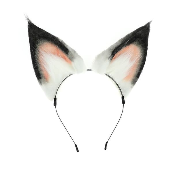 Ræv, kat, lang pels, ører, hårbånd, ulv, dyr, anime, Halloween KLB