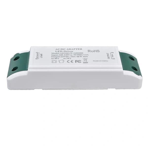 LED Transformator 24V DC 2A 48W Konstant Strøm LED Strømforsyning Driver Til Hjem Og Kontor AC100-240V