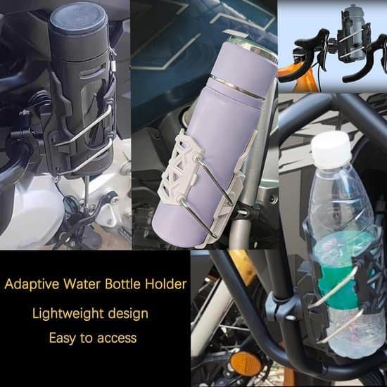 Universal Bicycle Bottle Holder - 360° Rotatable Adjustable - White - For Bicycle Motorcycle Scooter [Ho]