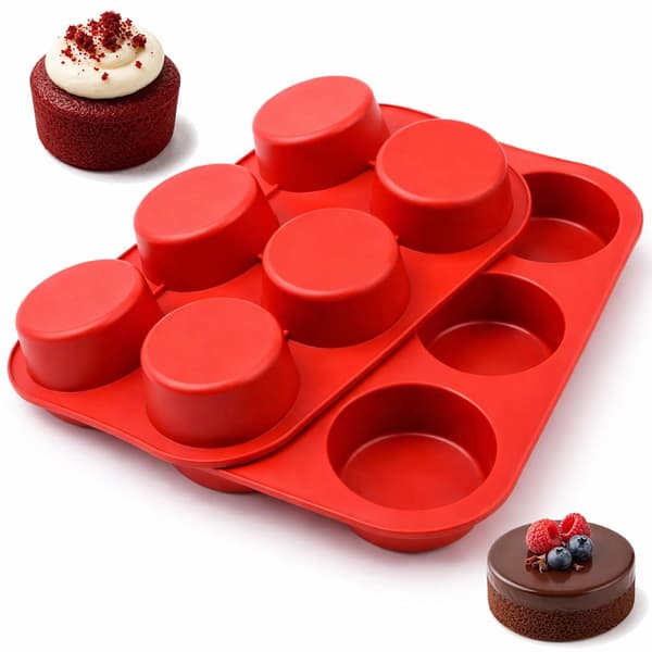 Silikoneform Muffins 6-pak – Non-Stick Bageform 29x18,5 cm