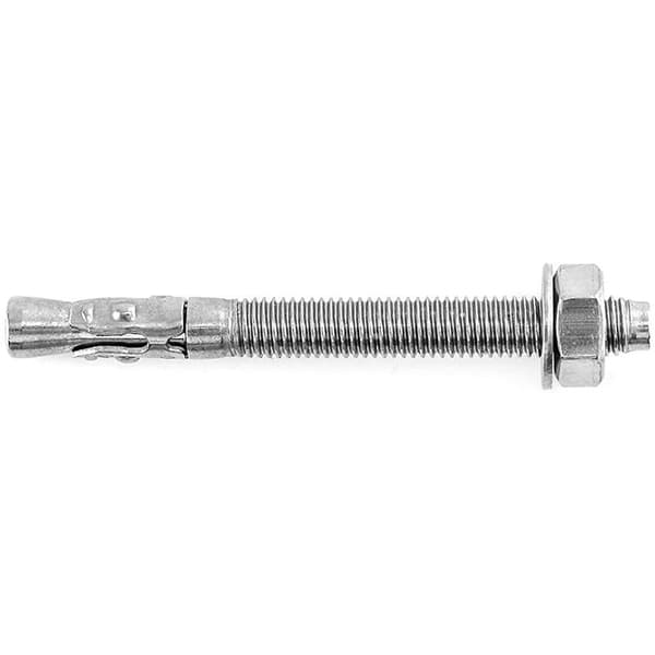 Kilanker, rustfritt stål, 3/8 tommer x 3-3/4 tommer, 5 stk