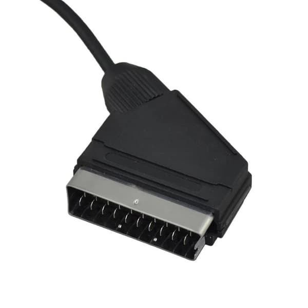 Replacement 1.8m RGB Scart Cable Scart AV Cable for Sega for Saturn NTSC PAL [db]
