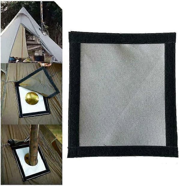 Tent Stove Jack Fireproof Pipe Ventilation Part Protects When Using Hot Stove Pipes [DB]