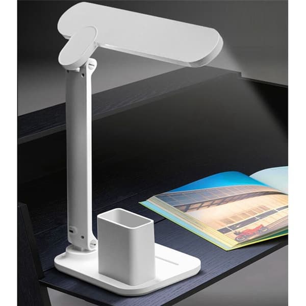 LED Øyebeskyttelse Skrivebordslampe for Studenthybel Dedikert Skolesesong USB-Lading Sammenleggbar Uten