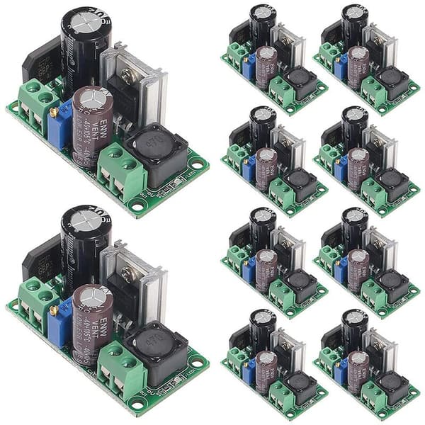 10 stk AC/DC til DC step-down konverter AC 5-30V DC 5-48V 24V 36V 48V til DC 2.5-35V 12V spændingsregulator