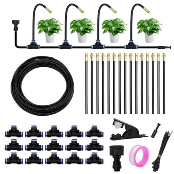 360° Automatic Garden Irrigation System with Adjustable Nozzle for Lawn, Garden
