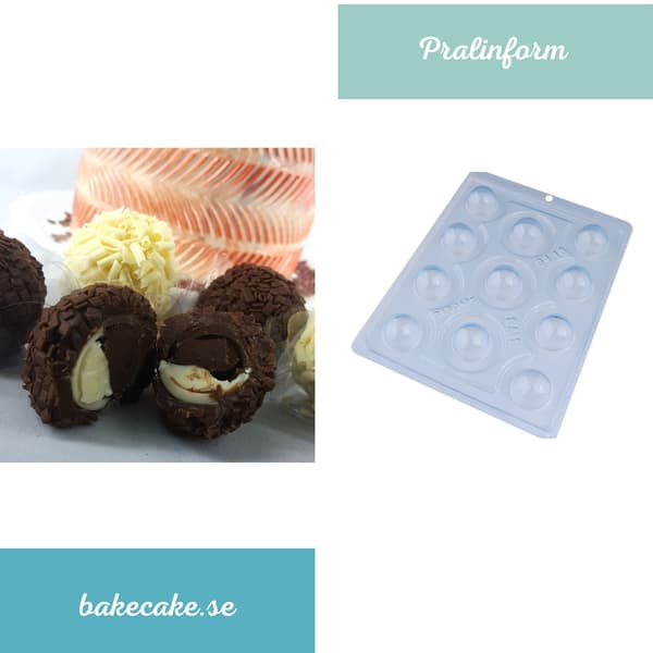 Pralinform Kupol Chokladform - BWB 9418 - Special 3-delsform