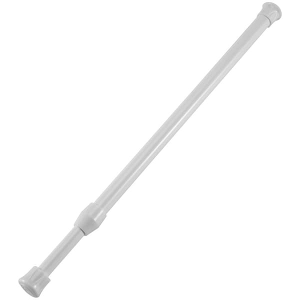Teleskopisk duschstång Duschdraperistång Teleskopstång Stång Dusch Vit 30-50 cm