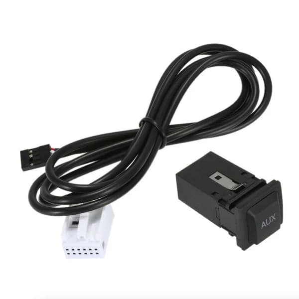 AUX-lydkabeluttak med ledning for VW Golf MK5 MK6 Jetta RCD310[pl]