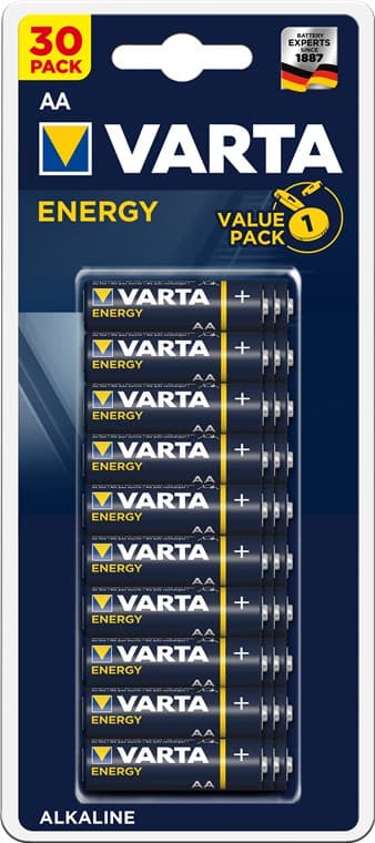 LR6/AA (Mignon) (4106) battery, 30 pcs. in blister Blå, Vit, Gul
